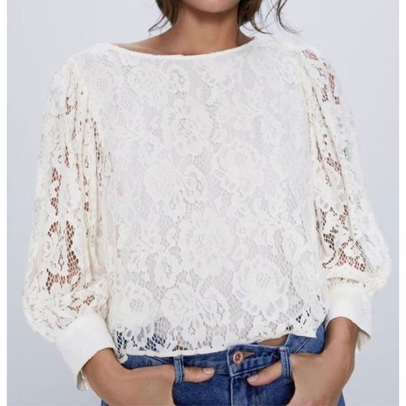 Zara Tops - Zara lace top